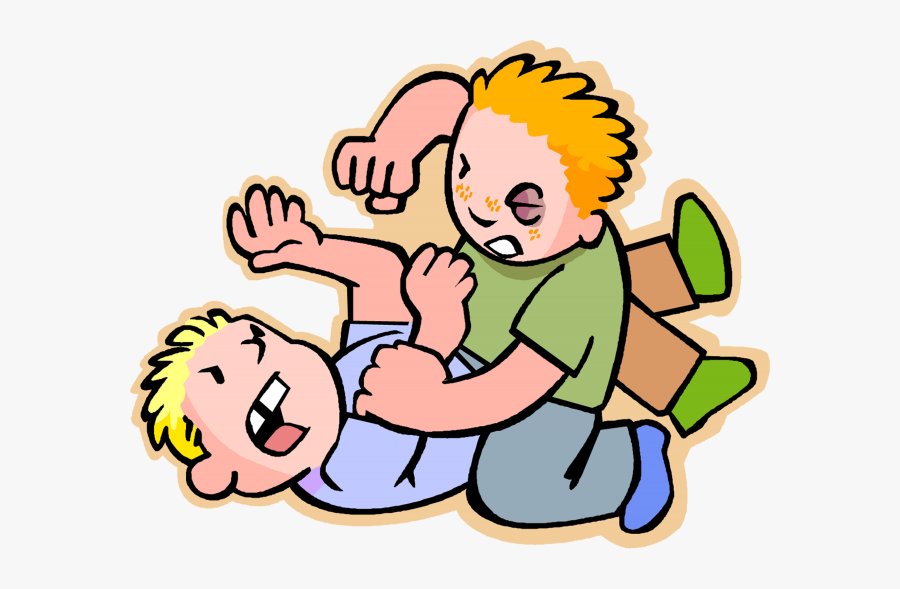 Kids Fighting, Bullying Clipart