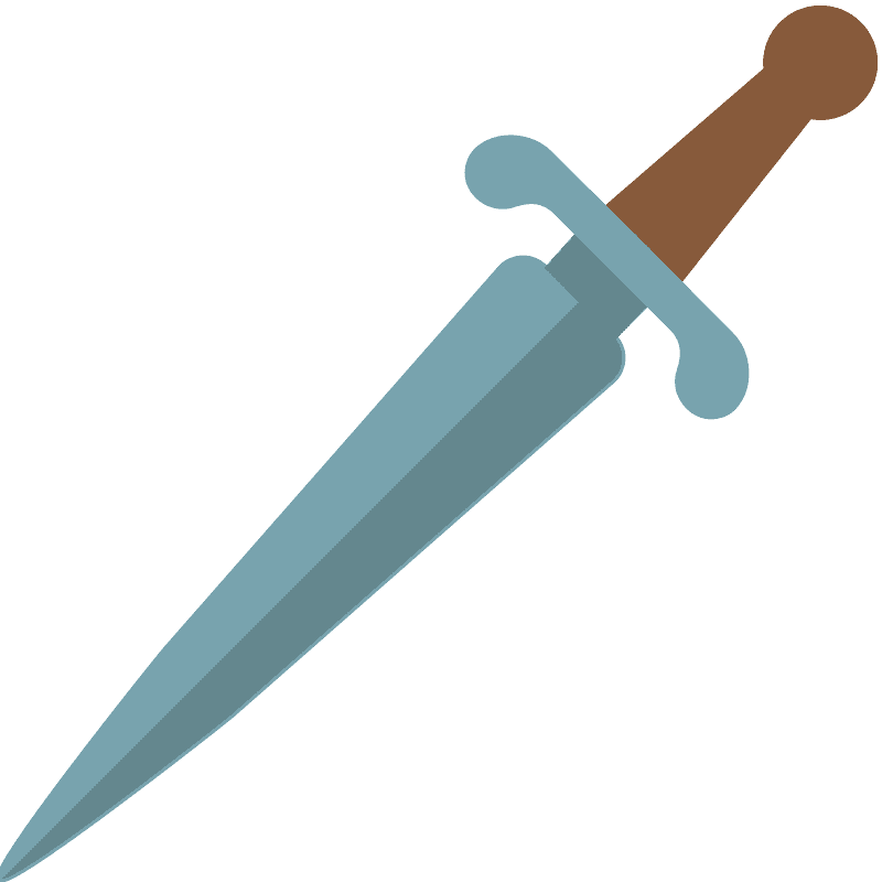 Dagger Clipart Powerful and Inspiring emoji