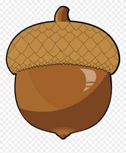 Aweaome Clipart of a Acorn Transparent