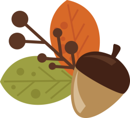Brown, Leaves, Leaf, Acorn, Clipart, Png