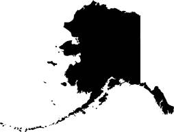 The Most Beautiful Black Outline Alaska Clipart
