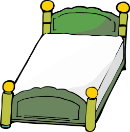 Bedroom Beautiful Clipart, Twin Bed Png, furniture
