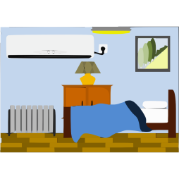 High Bedroom Svg Clipart, Png, icon