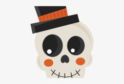 Bone, Skeleton, Skull, Halloween, Cute Skull Clipart