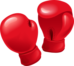 Best Red Glove Boxing Clipart Transparent Background