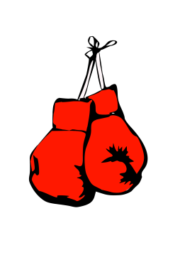 Red Glove Clipart Transparent Burning Boxing Clipart