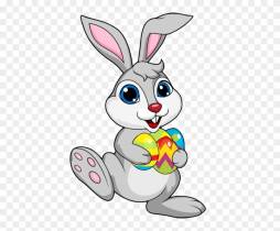 Easter Bunny Coloring Page Clipart