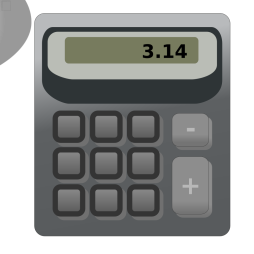 Gray Calculator Accessories Clipart Png