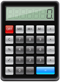 Widescreen Calculator Clipart Png
