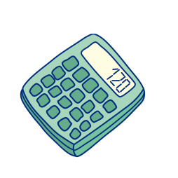 Cute Calculator Beautiful Clipart Cartoon png