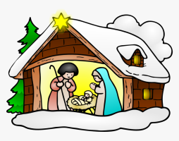 Christian Christmas Clipart Religious, Nativity Scene Transparent Png