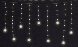 Clipart Christmas Lights Black and White