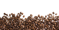 High Coffee Beans Background Clipart