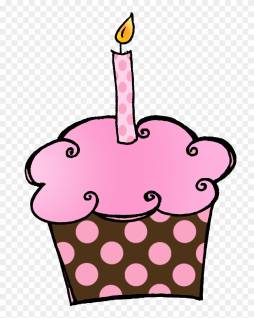 Cute Pink Cupcake Clip Art