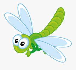 Transparent Cute Dragonfly Clipart