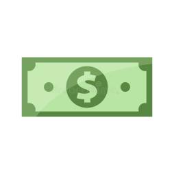 Clipart of a Dollar Bill Banknote