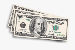 Free Pictures of a Dollar Bill Png Clipart