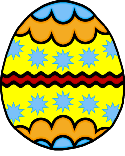 Download Easter egg Multicolor Clipart