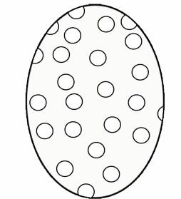 Hand Easter egg Clipart Black and White Transparent png images