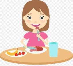 Eating Breakfast Vector Graphics food image Clipart