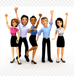 Cool Happy Worker Clipart, Employees Png