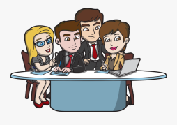 Cute Office Employees Transparent Png