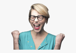 Cool Excited Women Clipart