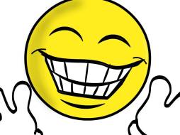 Funny Excited Smiley face Clipart