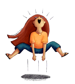 Girl Excited Clipart Cartoon Png