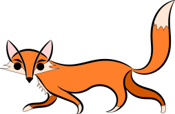 Cool Fox Cartoon Clipart
