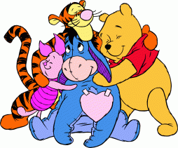 Animal World Intimate Friends Hugging Clipart