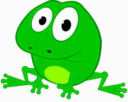 Free Frog Jumping Clipart