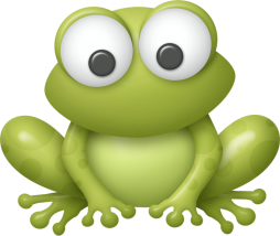 Frog Baby Clipart, Eyes, Face, Green, Png