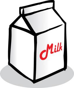 The Most Beautiful Gallon of Milk Clipart