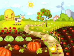 Cool Garden Colorful Clipart