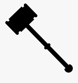 Best free Clipart of a Black Gavel