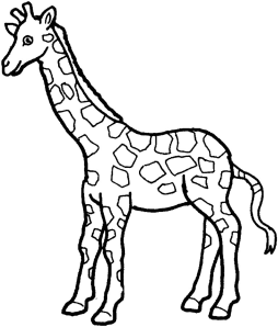 Most Popular Giraffe Clipart Black and White