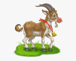 Cartoon, Domestic, Goat image Clipart