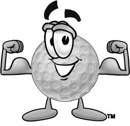 Funny Golf Ball Clipart Black and White free
