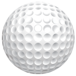 Awesome Golf Ball Clipart Black and White, Vector