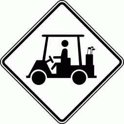 Best Golf Cart Clipart Black and White