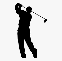 Golf Svg Black and White Clipart