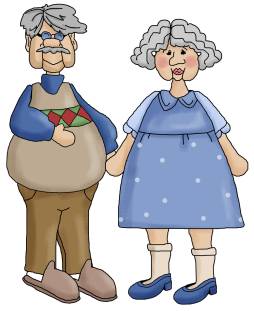 Chubby Grandparents Clipart free download