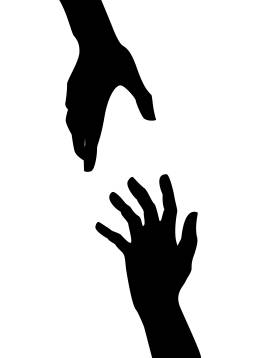 Black Hand Clipart inage