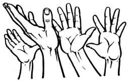 Download Hands Clipart Black and White