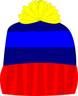 Multi color Hat Bedding Clipart