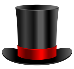 Red Line Black Hat Png