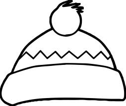 hat clipart coloring page Png, beret png