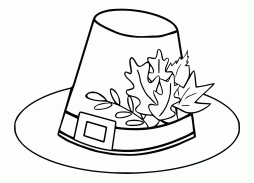 Floral Cowboy hat coloring page Gif, Vector, illustrations