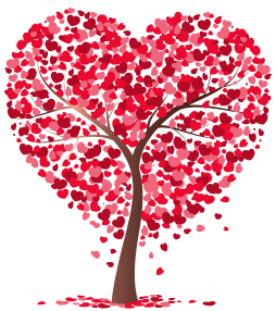 Heart Tree Clipart, Transparent Background